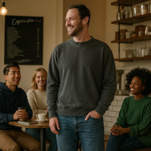 COS Other - COS Minimalist Crewneck Sweater | Soft Cotton Knit | Modern Essential (Size M)